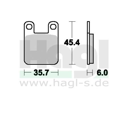 Bremsbelag TRW Lucas Racing Ceramic Ohne ABE MCB 535RQ