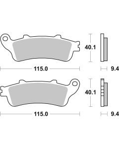 Bremsbelag Carbonceramik - 07034