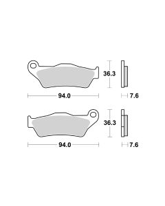 Bremsbelag Brembo Sinter Original Equipment (OE) - 07BB0495