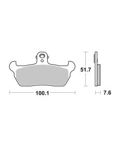 Bremsbelag Brembo Carbon-Keramik Original Equipment (OE) - 07BB1606