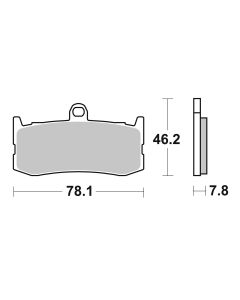 Bremsbelag Brembo Carbon-Keramik Racing - 07GR06RC