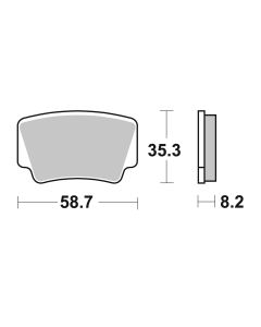 Bremsbelag Brembo Sinter ECE-R90 Off-Road - 07GR08SD