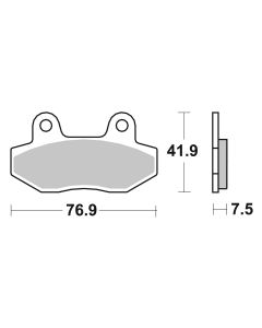 Bremsbelag Brembo Sinter ECE-R90 Road - 07GR12SA