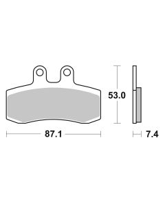 Bremsbelag Brembo Carbon-Keramik Original Equipment (OE) - 07GR2106