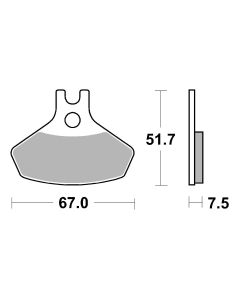 Bremsbelag Brembo Sinter ECE-R90 Off-Road - 07GR22SD