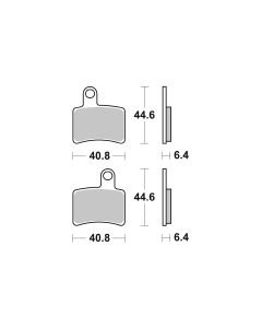 Bremsbelag Brembo Carbon-Keramik ECE-R90 Road - 07GR24CC