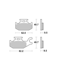 Bremsbelag Brembo Sinter ECE-R90 Off-Road - 07GR49SD