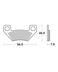 Bremsbelag Brembo Sinter ECE-R90 Off-Road - 07GR53SD