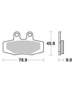 Bremsbelag Brembo Carbon-Keramik Original Equipment (OE) - 07GR6407