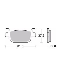 Bremsbelag Brembo Sinter ECE-R90 Road - 07GR93SP