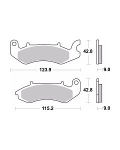 Bremsbelag Brembo Carbon-Keramik ECE-R90 Road - 07GR96CC