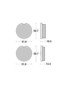 Bremsbelag Brembo Carbon-Keramik Original Equipment (OE) - 07KA0328