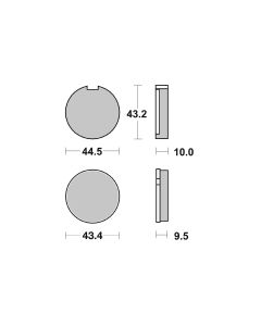 Bremsbelag Brembo Carbon-Keramik Original Equipment (OE) - 07KS0321