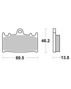 Bremsbelag Brembo Carbon-Keramik Original Equipment (OE) - 07SU3002