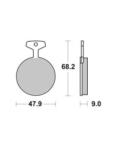 Bremsbelag Brembo Carbon-Keramik Original Equipment (OE) - 07YA0207