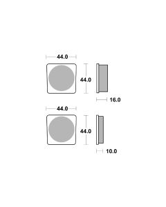 Bremsbelag Brembo Carbon-Keramik Original Equipment (OE) - 07YA0527