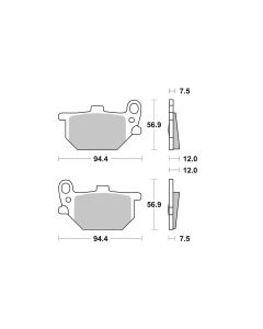 Bremsbelag Brembo Carbon-Keramik Original Equipment (OE) - 07YA0713