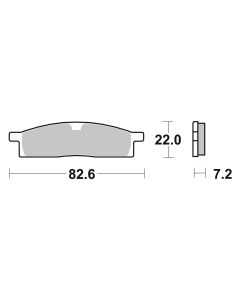 Bremsbelag Brembo Carbon-Keramik Original Equipment (OE) - 07YA1605