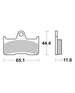 Bremsbelag Brembo Sinter ECE-R90 Off-Road - 07YA45SD