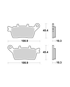 Bremsbelag Brembo Sinter ECE-R90 Road - 07YA60SP