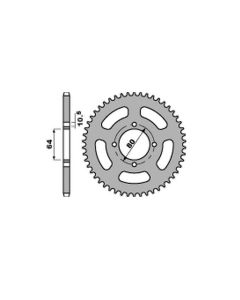 Kettenrad 28 Zähne PBR - Teilung 5/8 x 1/4 (520) - PBR 4394 28